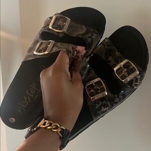 Women's Clear Snake Birkenstock